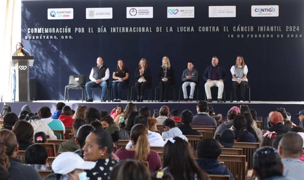 Conmemoran DIF Estatal y AMANC Querétaro lucha contra el cáncer infantil