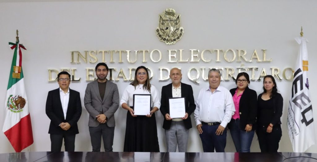 Firma IEEQ convenio con la UNAM para auditar el PREP